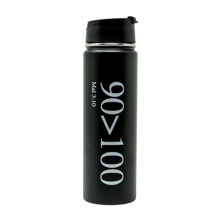 90GreaterThan100 - 22oz / 32oz Black Cold and Hot Tumbler - Keep Your Drinks at the Perfect Temperature!