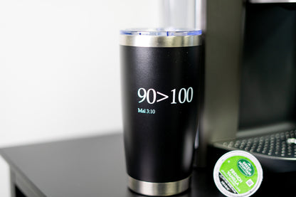 90>100 Tumbler - Keep Your Coffee Hot on the Go!