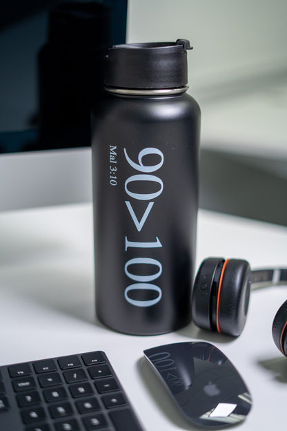 90GreaterThan100 - 22oz / 32oz Black Cold and Hot Tumbler - Keep Your Drinks at the Perfect Temperature!