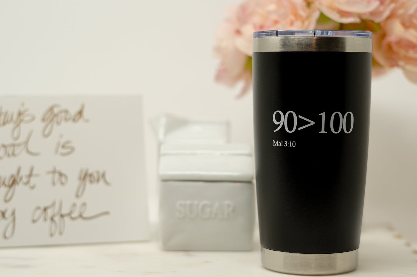 90>100 Tumbler - Keep Your Coffee Hot on the Go!